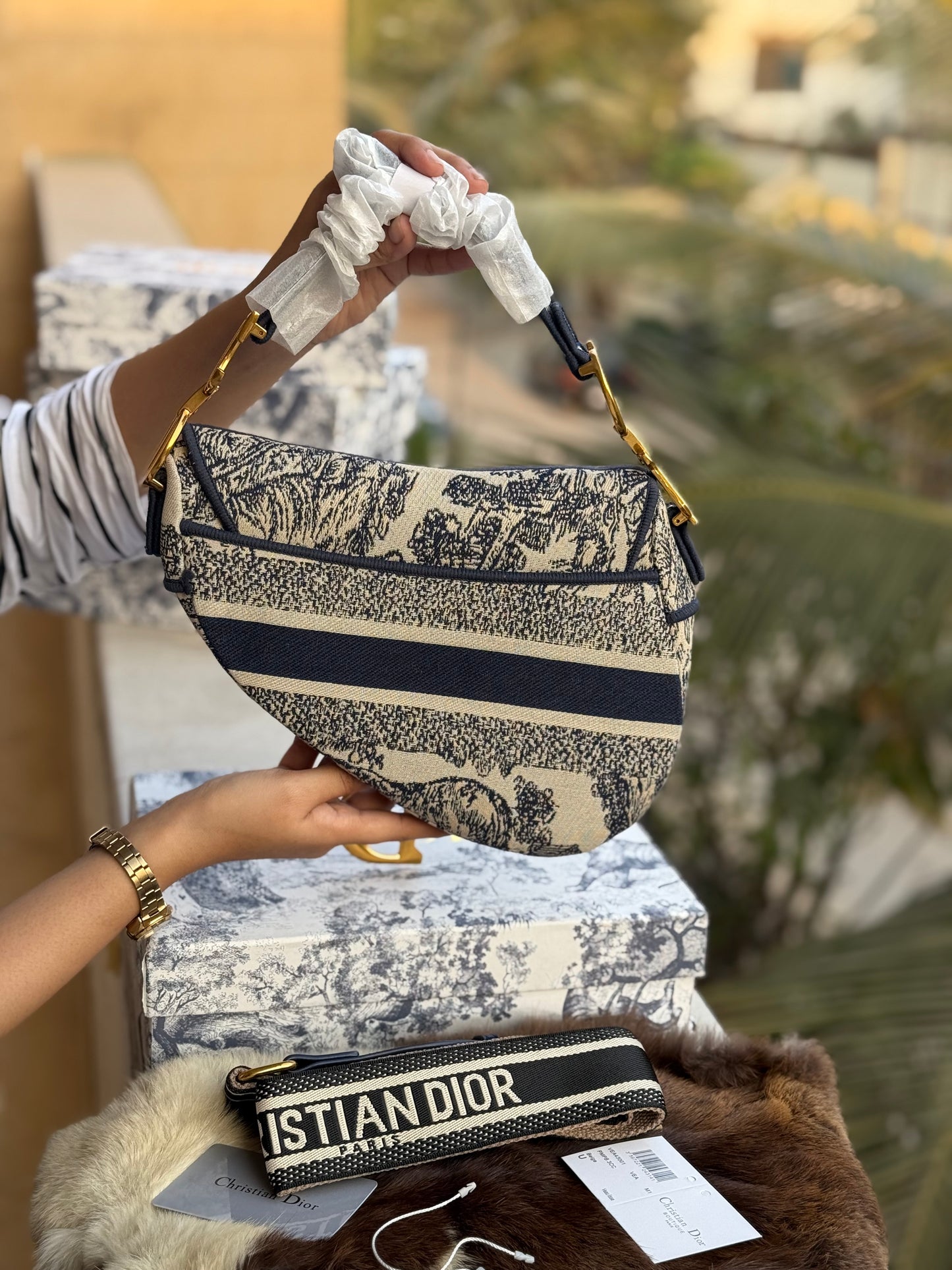 Christian Dior Saddle Bag-Master Plus Series-Box Packaging Include