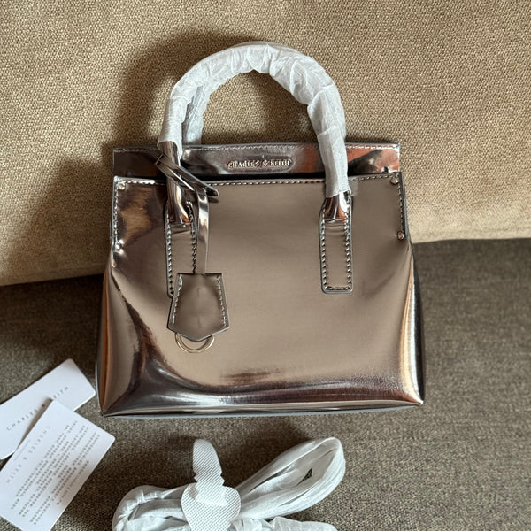 Charles & Keith Rene Structured Top handle bag-Master Series