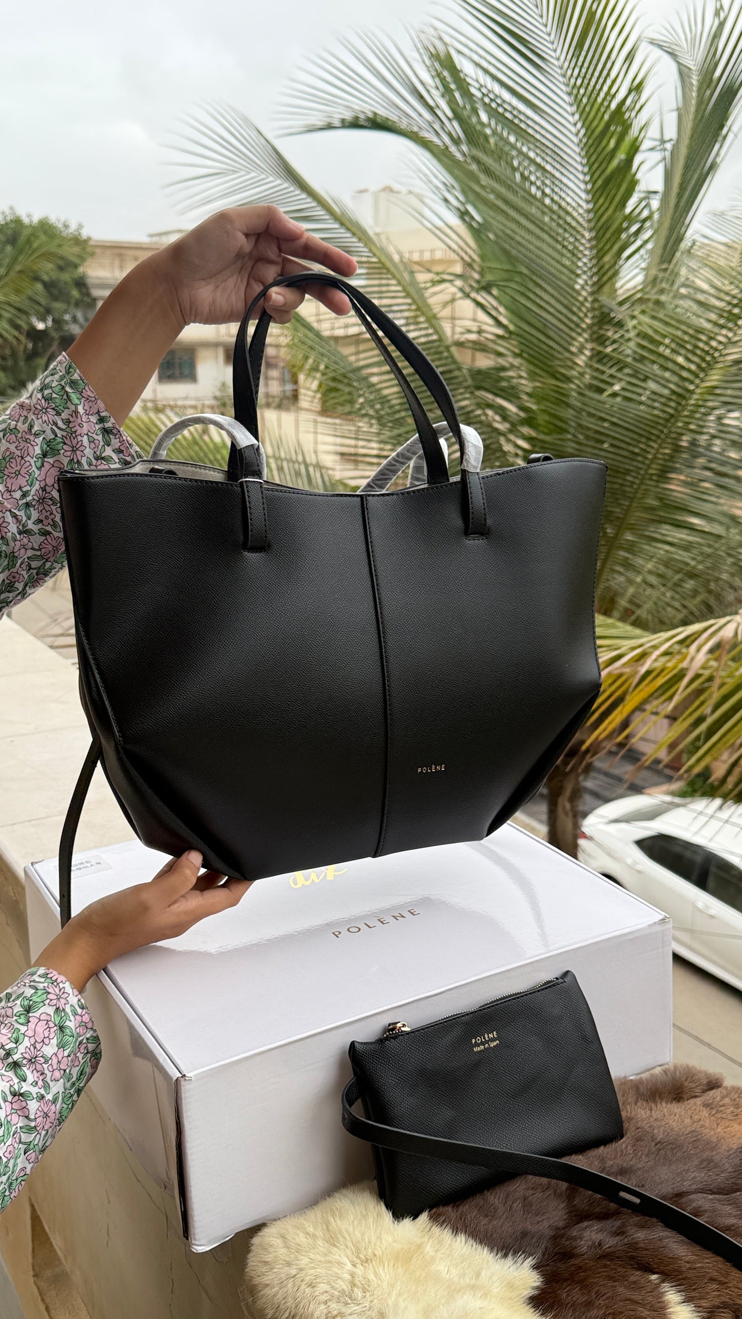 Polène Cyme Textured Edition! AAA-Top Quality With Folding Box