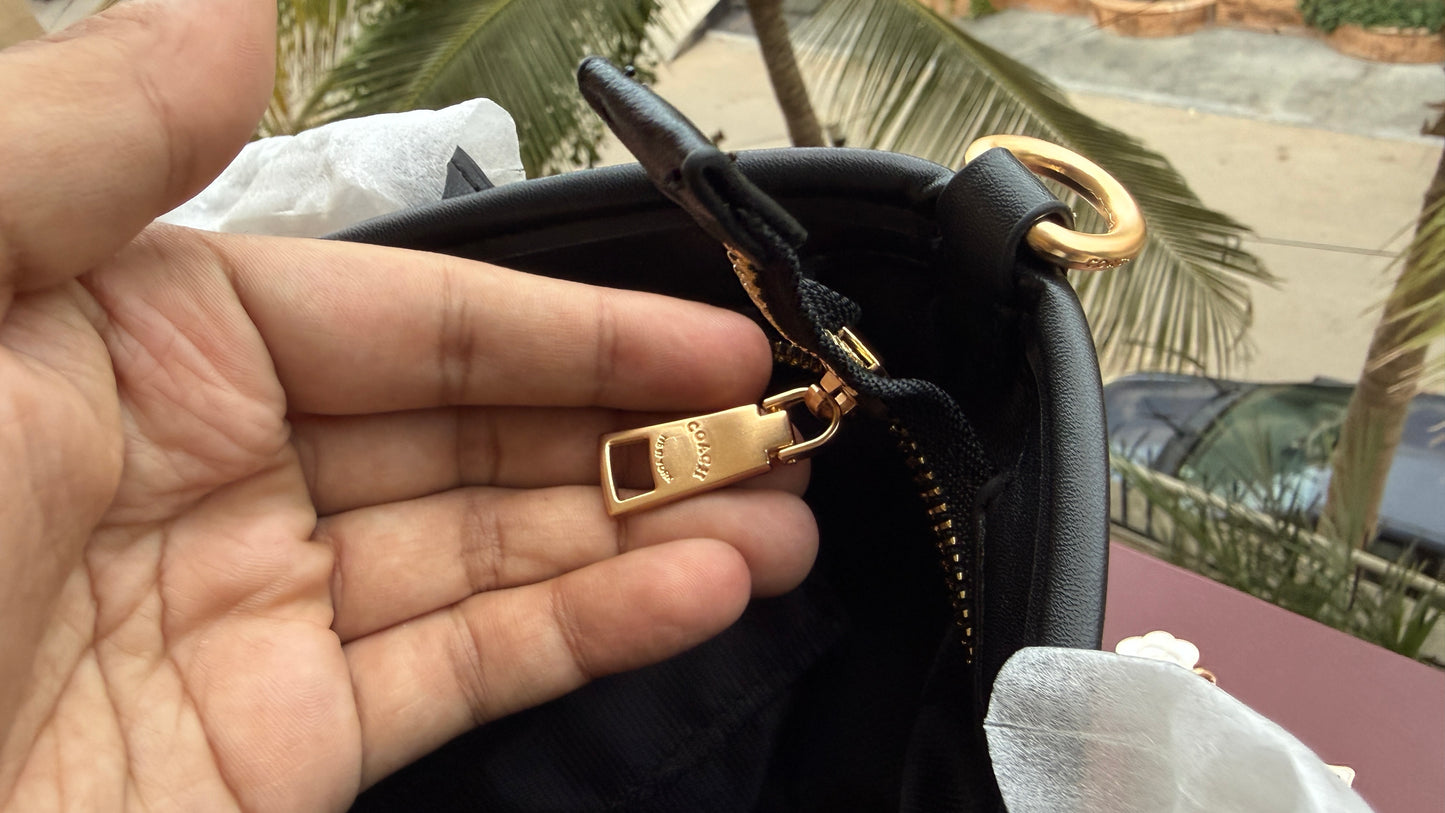 Coach City Mini Tote Bag-With Wallet & Charm Chain-Box Included-Master Plus Series.