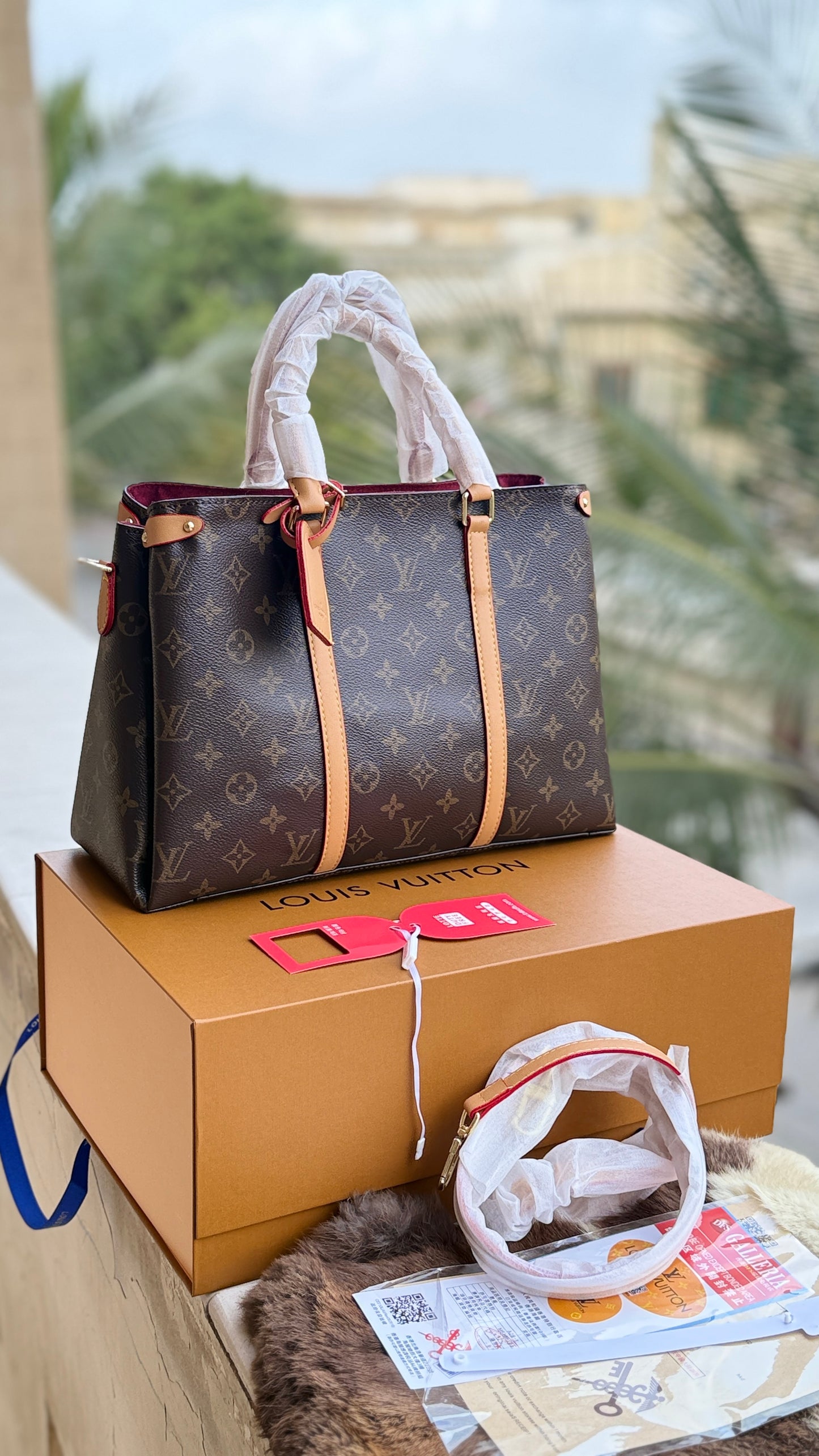 Louis Vuitton soufflot Tote With Double Box-Master Plus Series