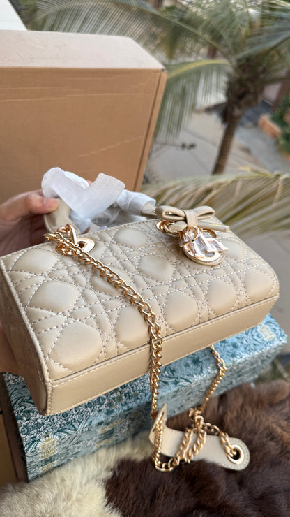 Lady D-Joy Bag-Bow Edition-AAA Series-Double Folding box