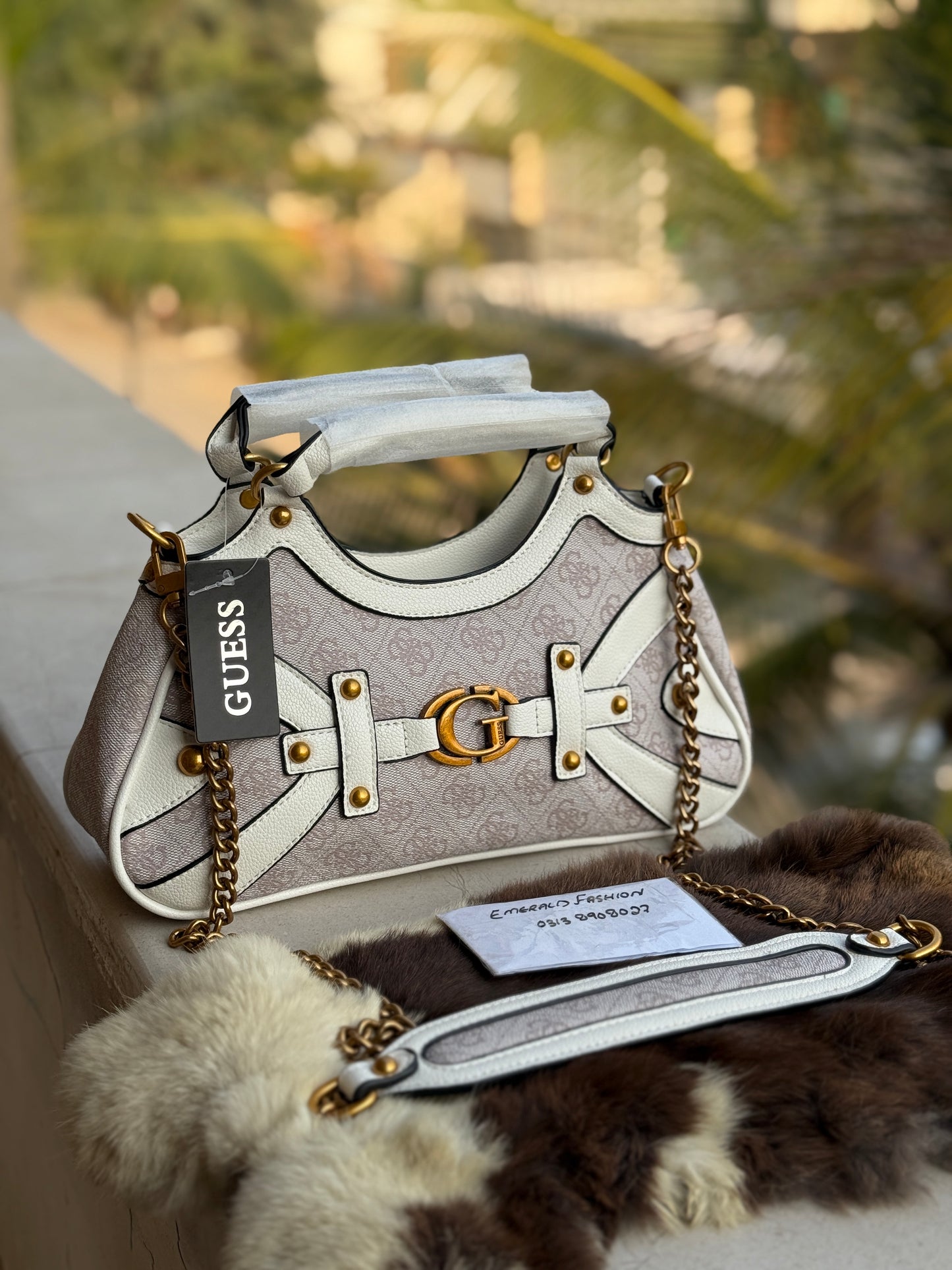 GUESS Mintha Satchel handbag-Master Series-Same as original