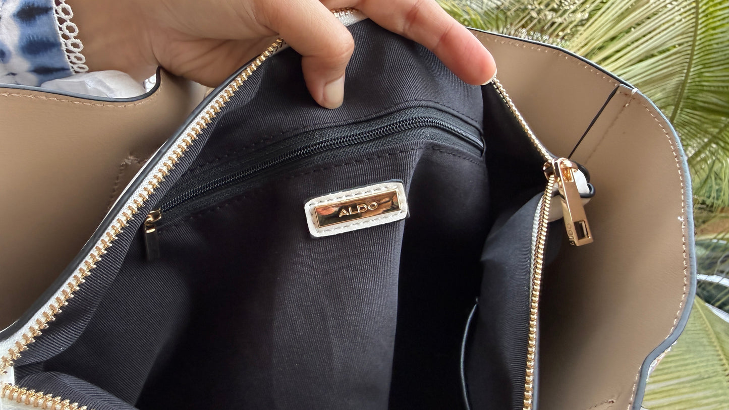 Aldo Tote-With Card Wallet & Pouch-With Box-Master Series