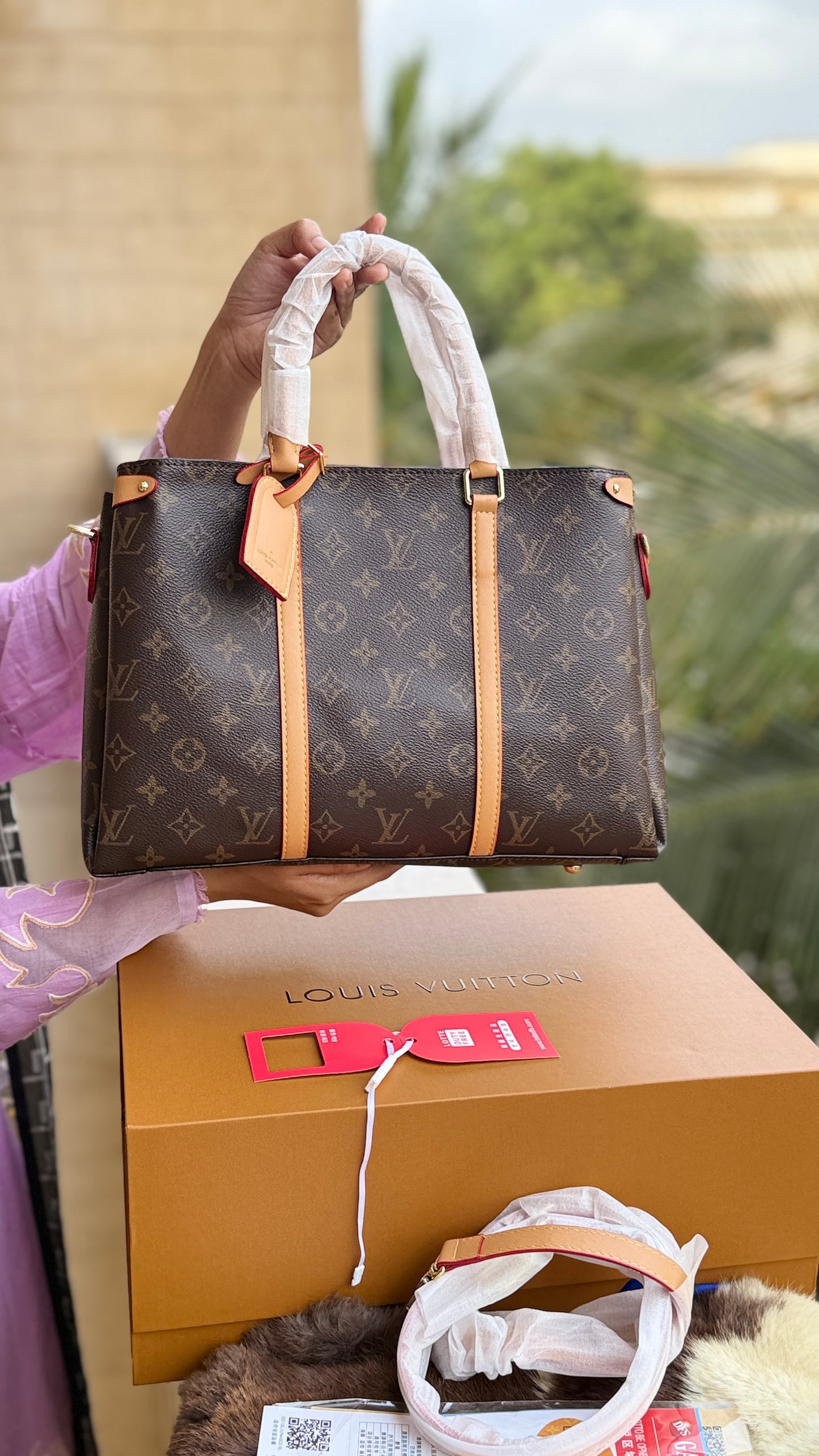 Louis Vuitton soufflot Tote With Double Box-Master Plus Series