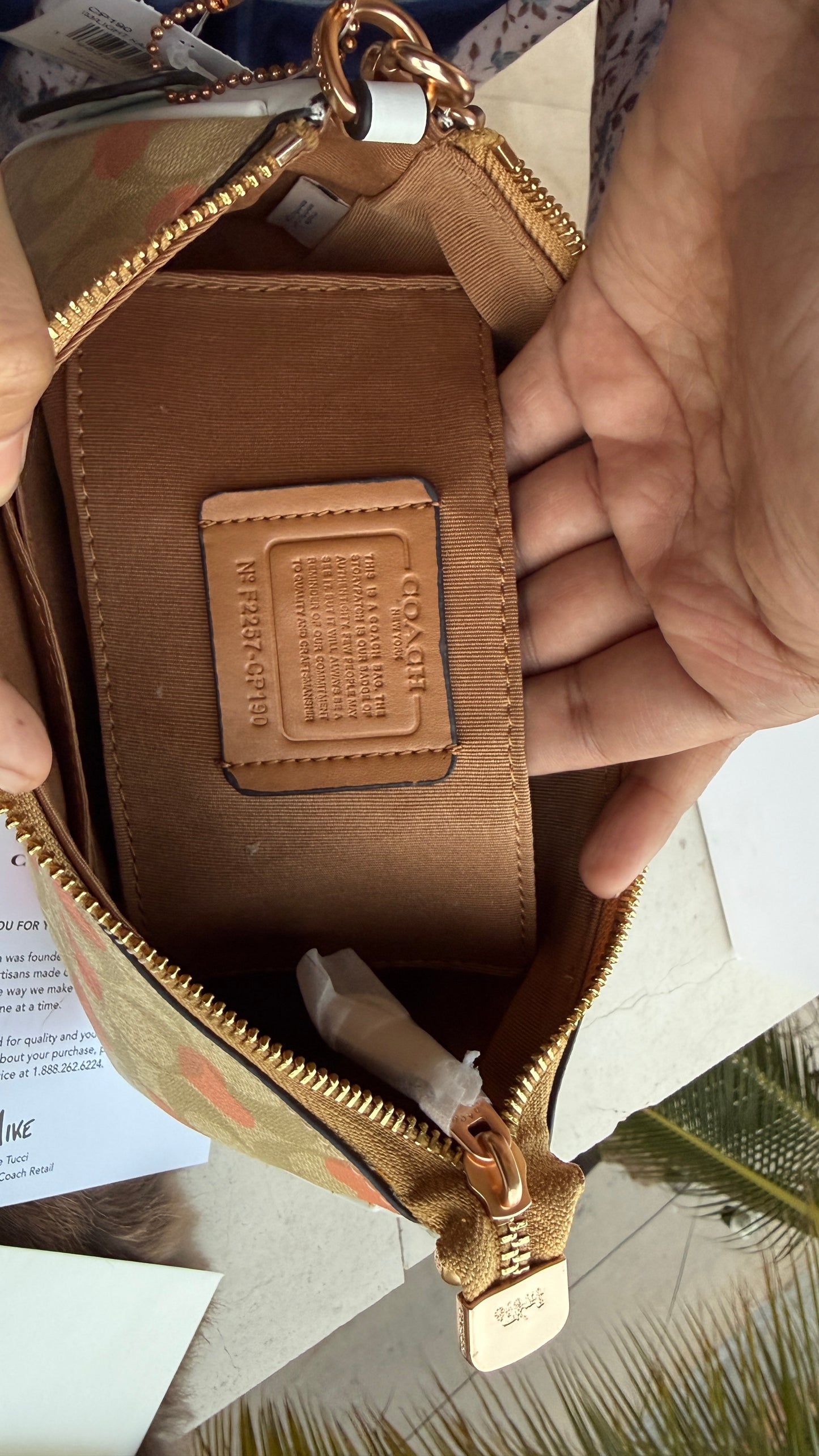 Coach Teri Hobo-Master Plus Series-folding box packaging.