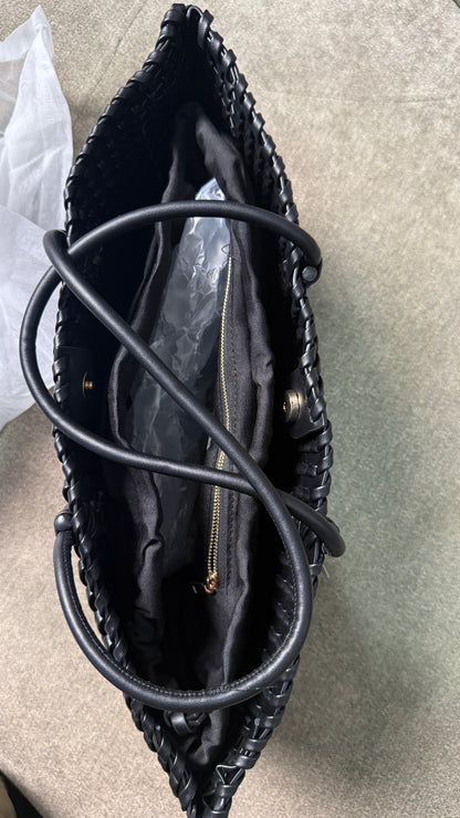 Zara braided elongated Shoulder/tote bag-Master Plus Series