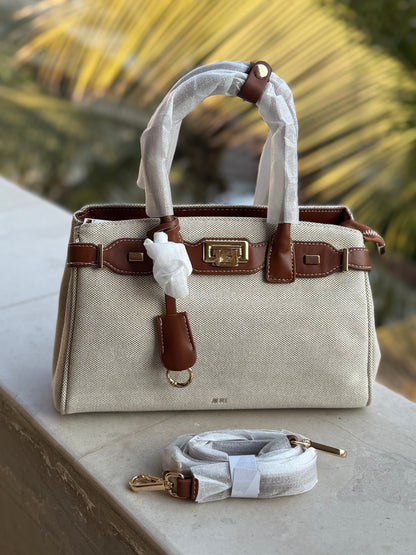 JW PEI Ziva Metal Lock Decoration Tote Bag-Master Series-Same as original