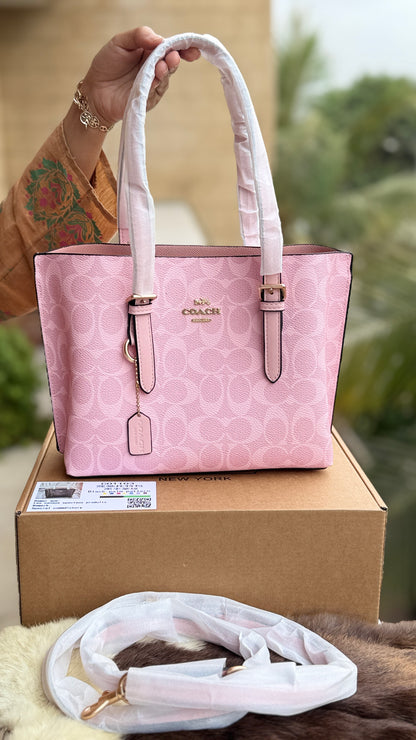 Coach Mollie 25 Tote Bag-Master Basic Series With Folding Box Packaging.