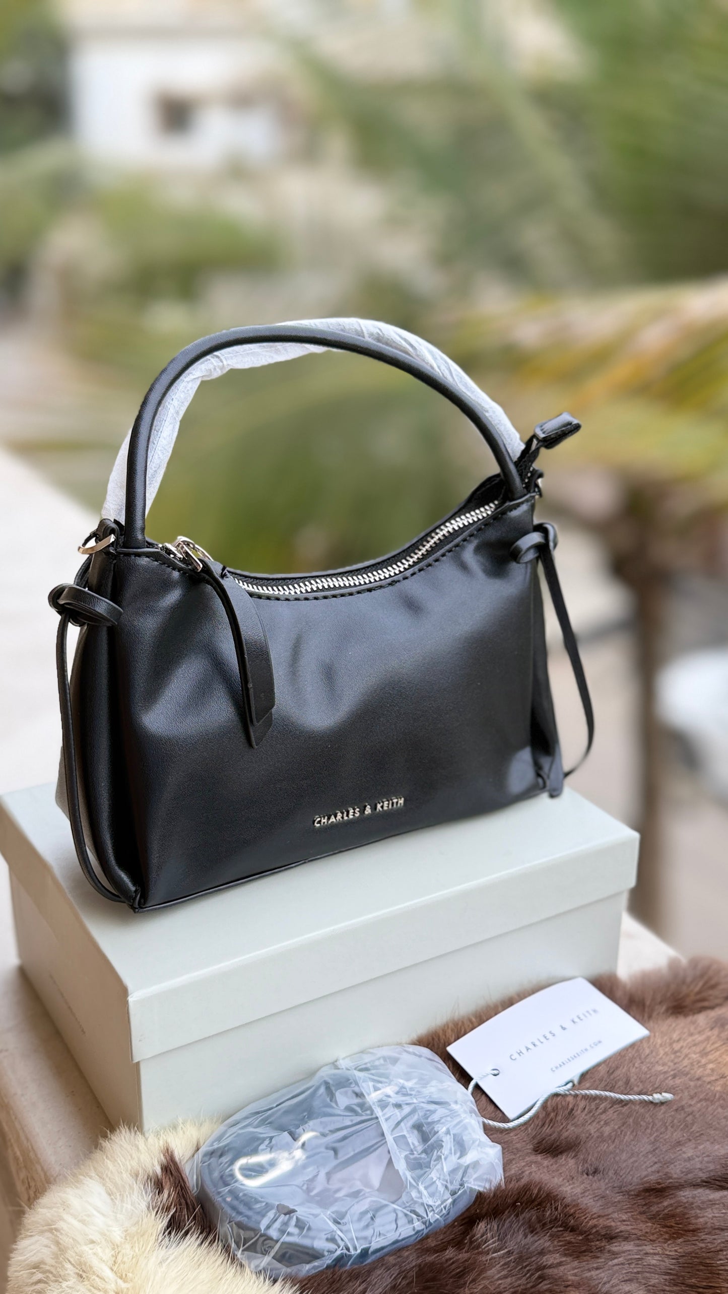 Charles & Keith Hazel Bow Top Handle Bag-Master Plus Series