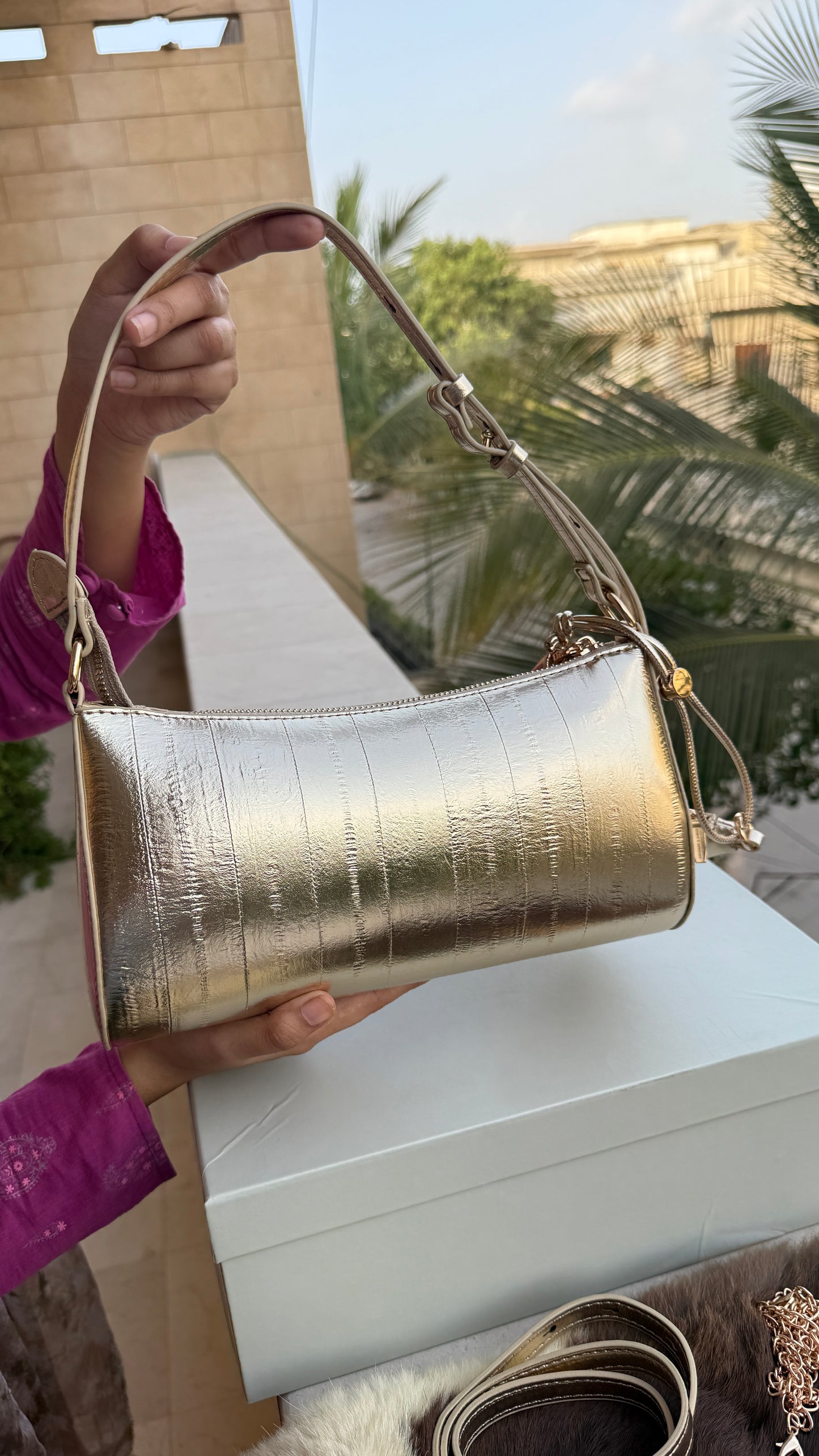 Charles & Keith Shoulder With Micro Bag-With box-Master Series.