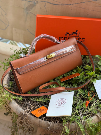 Hermes Kelly Cut Clutch-Box included-Master Series