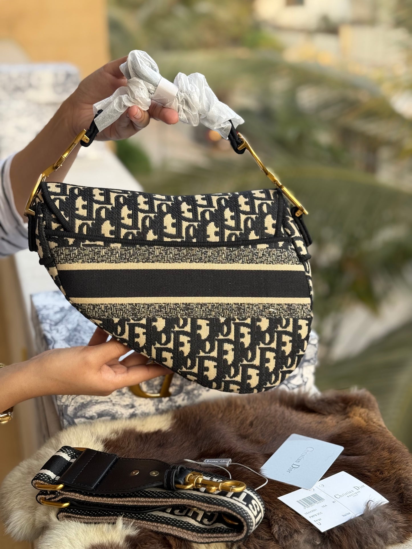 Christian Dior Saddle Bag-Master Plus Series-Box Packaging Include