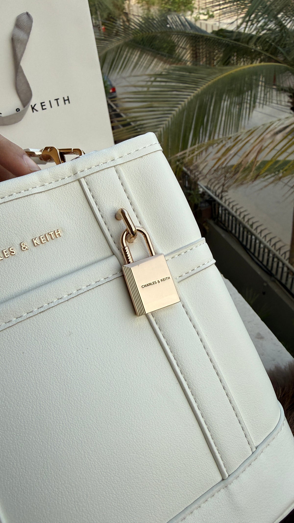 Charles & Keith Scottie Bucket Bag-Master Plus Series-With Paper Bag
