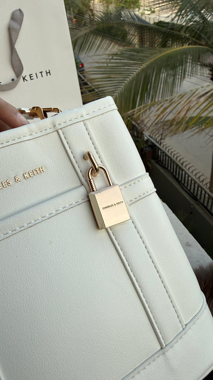 Charles & Keith Scottie Bucket Bag-Master Plus Series-With Paper Bag