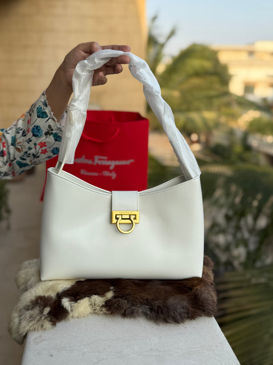 Salvatore Ferragamo Trifolio shoulder bag-Master Series-With Paper Bag-Same As Original