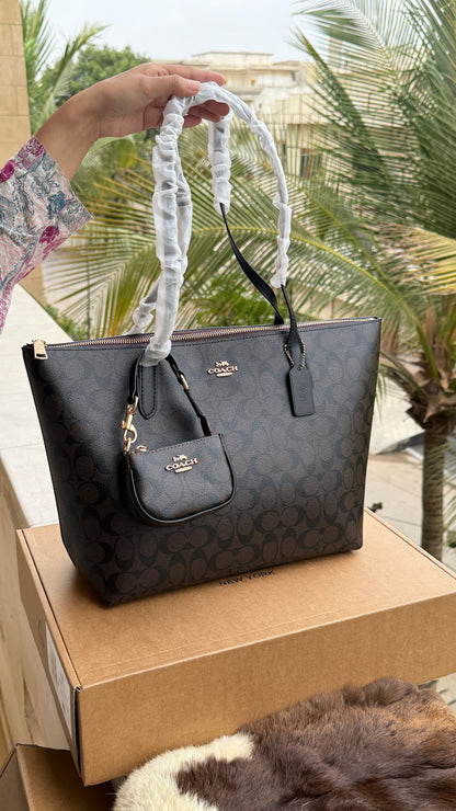 Coach Tote-With Coin Bag-Master Plus Series-With Box
