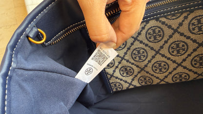 Tory Burch T Monogram Tote-Master Plus Series With Pouch
