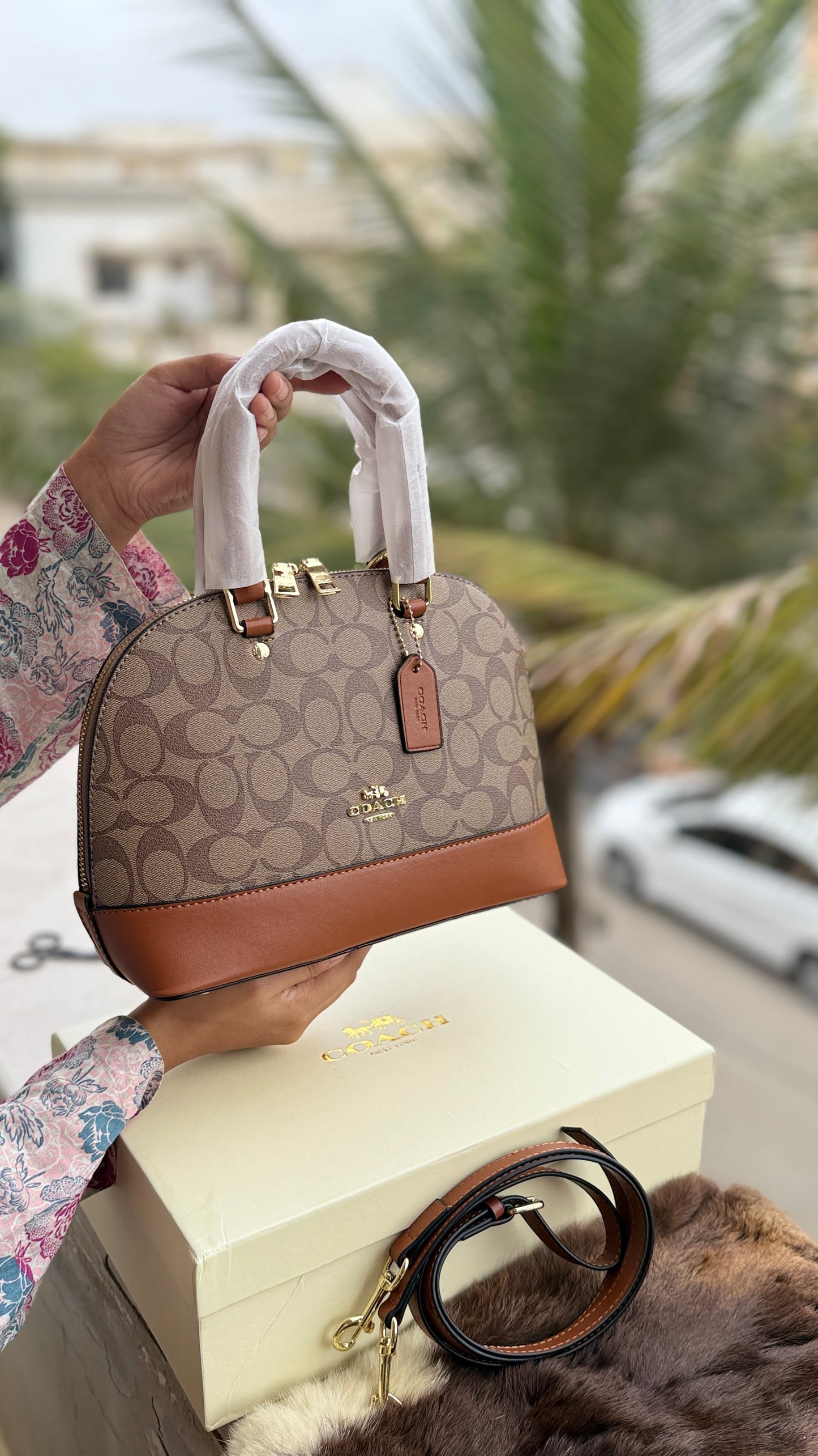 Coach Mini Sierra Satchel-With box Master Series