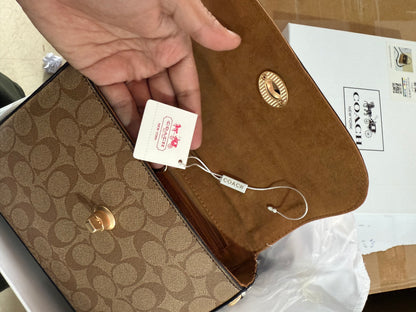Coach Marlie Top Handle Satchel With Box.