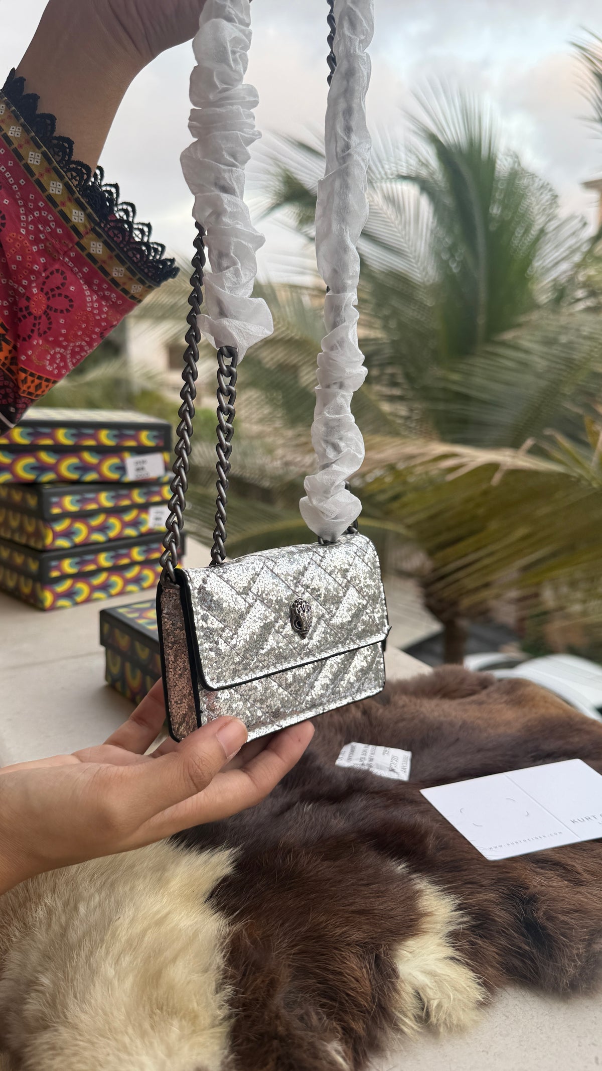 KURT GEIGER LONDON MICRO KENSINGTON BAG-Box Packaging
