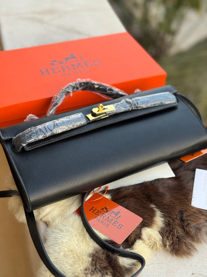 Hermes Kelly Cut Clutch-Box included-Master Series
