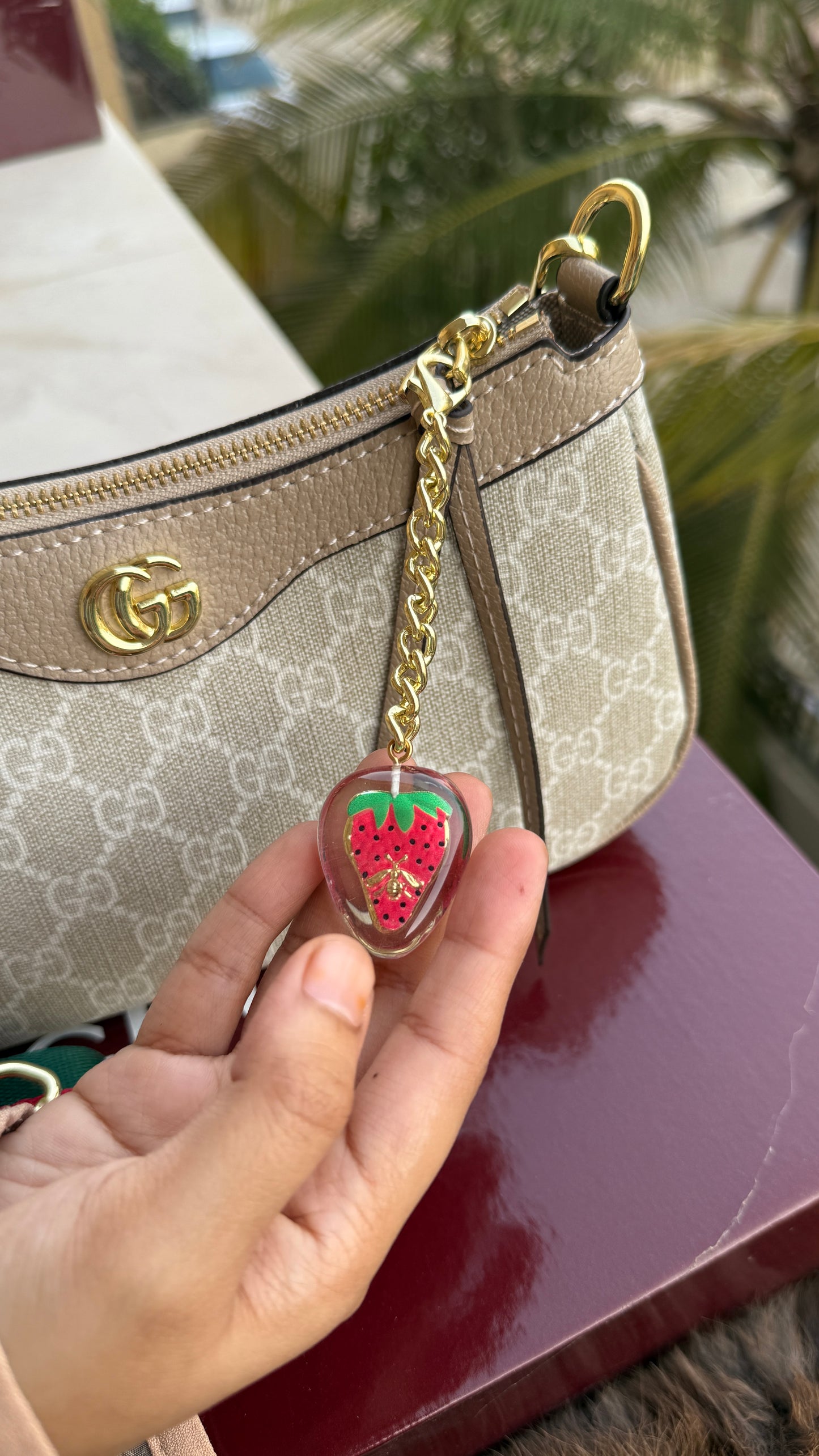Gucci Ophidia small shoulder Hobo bag-Master Plus Series-With Magnetic folding box