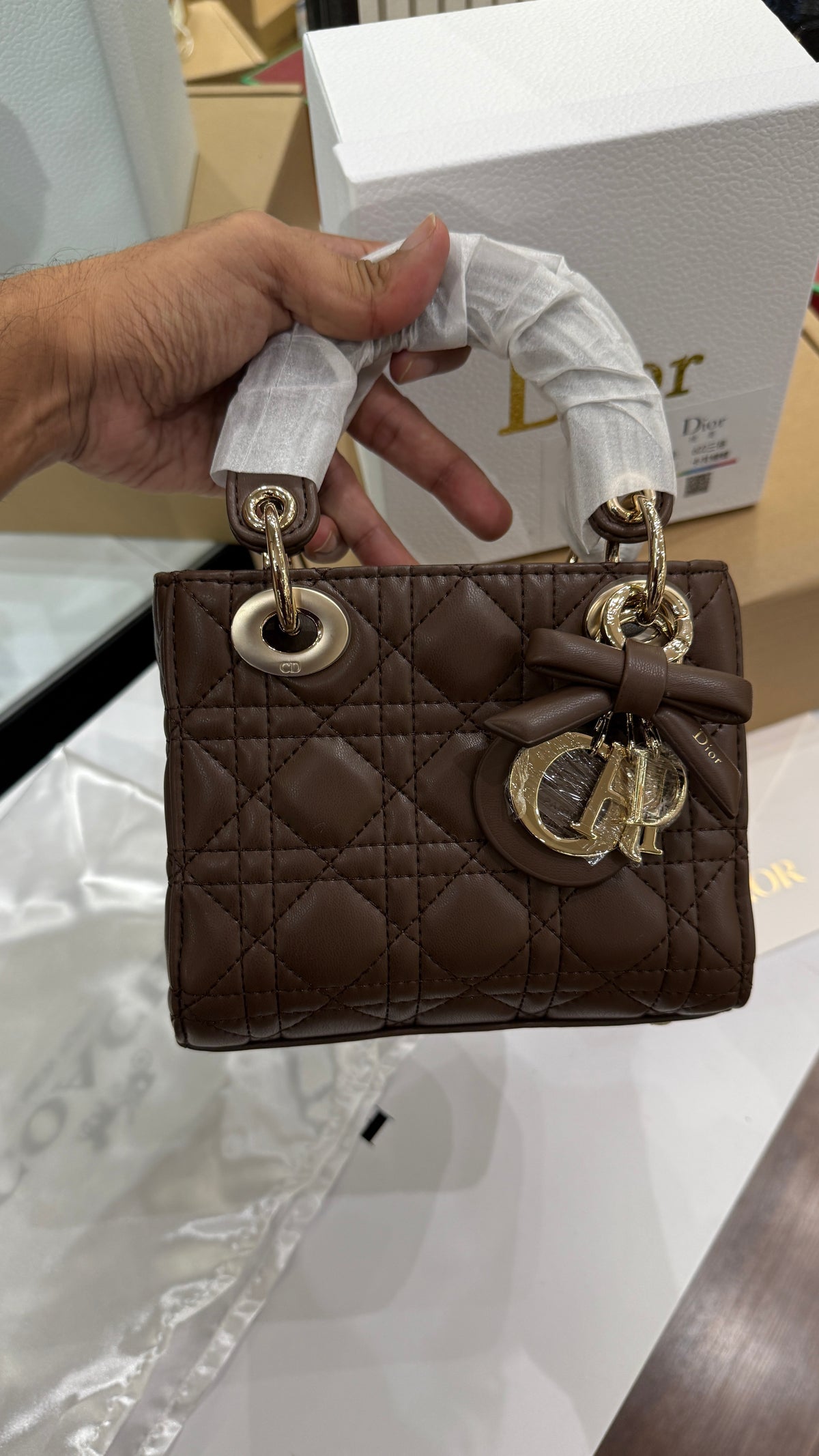 Lady Dior Mini By Dior-AAA Series-Double Folding Box