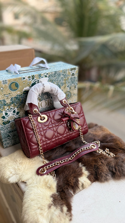 Lady D-Joy Bag-Bow Edition-AAA Series-Double Folding box