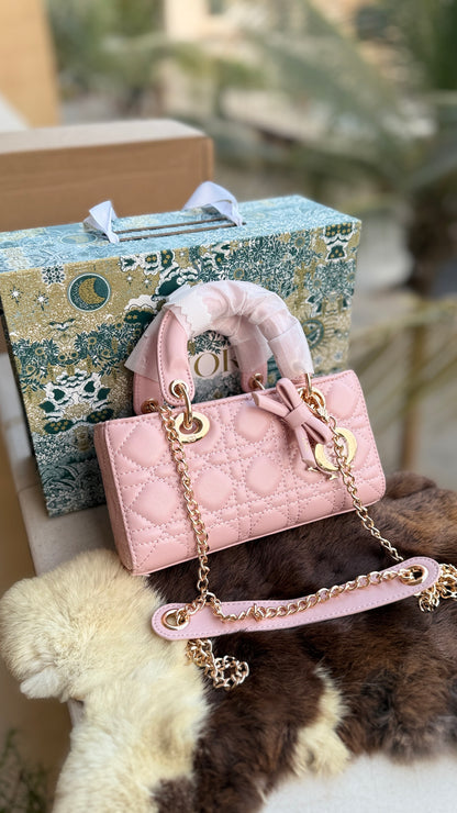 Lady D-Joy Bag-Bow Edition-AAA Series-Double Folding box