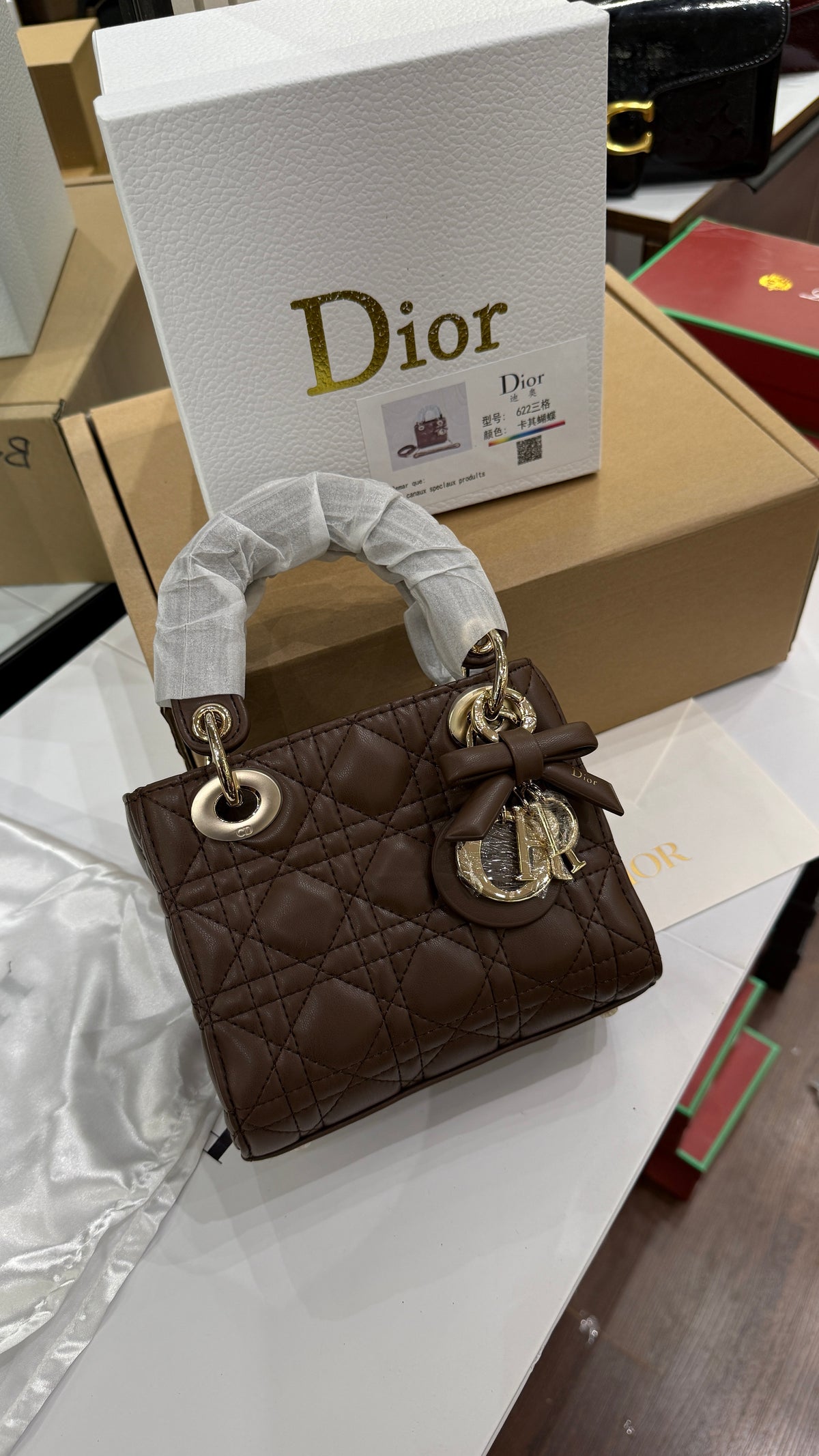 Lady Dior Mini By Dior-AAA Series-Double Folding Box