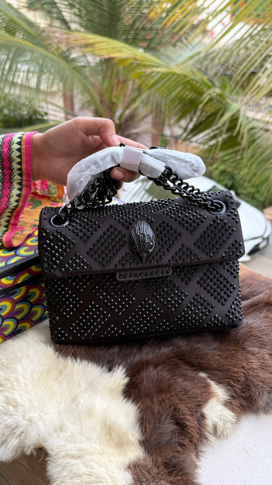 Kurt Geiger London Mini Crystal Kensington Bag-Master Series-With Box