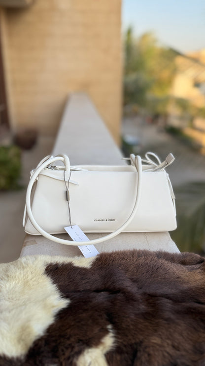 Charles & Keith Hazel bow shoulder bag-Master Plus-Same as original