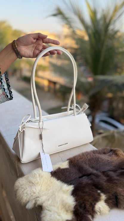 Charles & Keith Hazel bow shoulder bag-Master Plus-Same as original