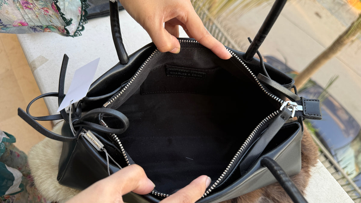 Charles & Keith Hazel bow shoulder bag-Master Plus-Same as original
