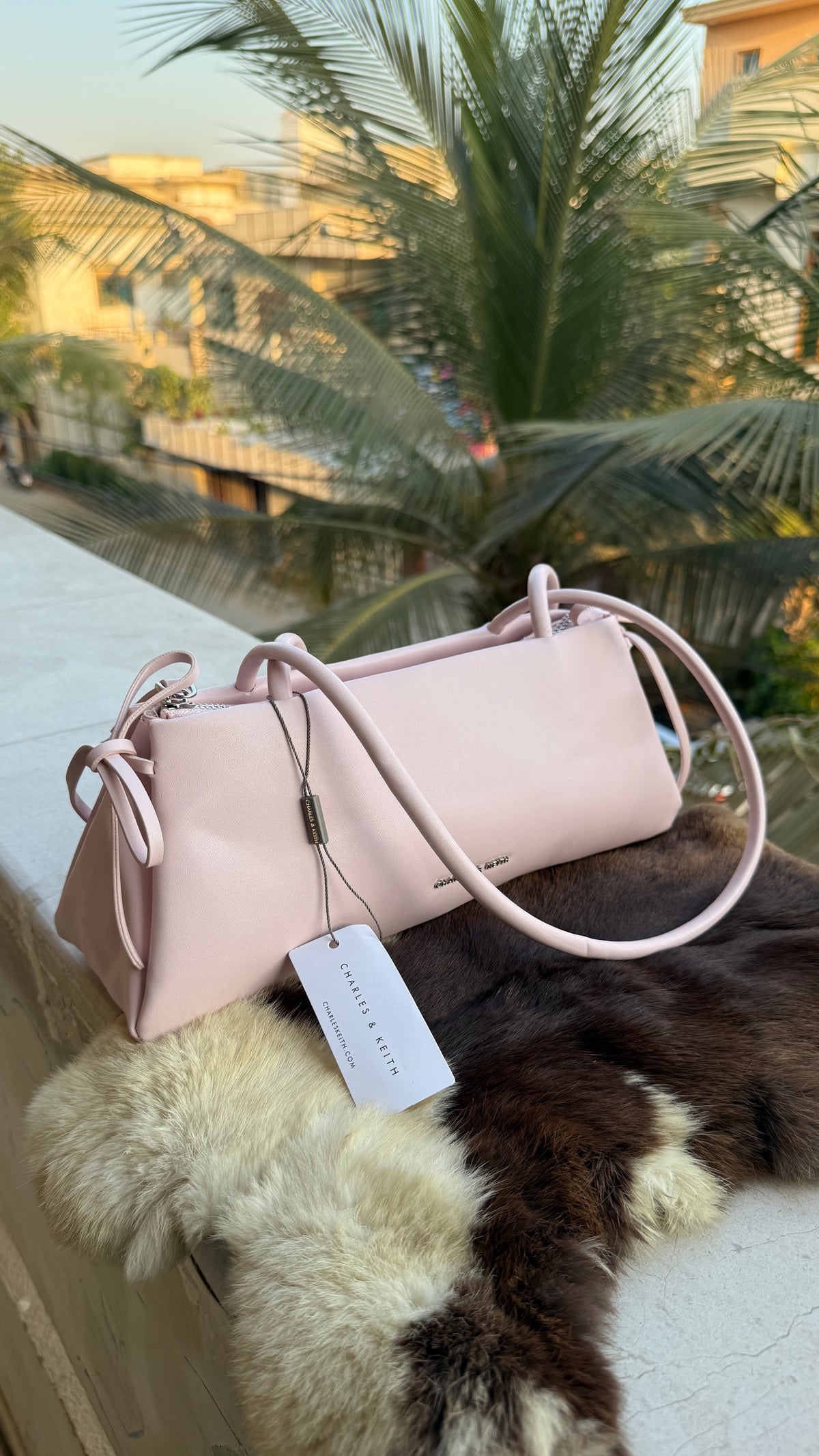 Charles & Keith Hazel bow shoulder bag-Master Plus-Same as original