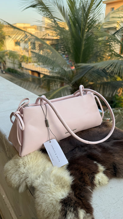 Charles & Keith Hazel bow shoulder bag-Master Plus-Same as original