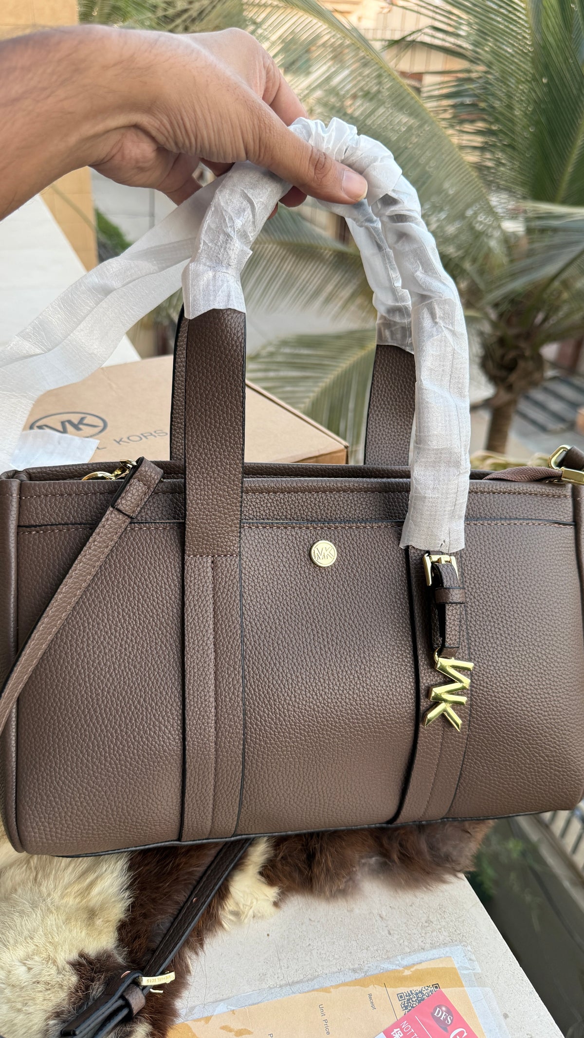 Michael Kors Romee Satchel-Master Plus Series-Folding Box
