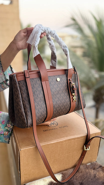 Michael Kors Romee Satchel-Master Plus Series-Folding Box