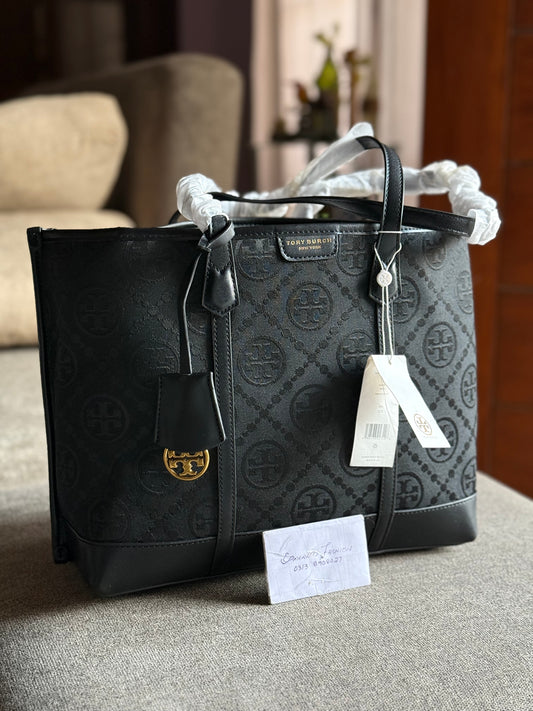 .Tory Burch Perry Monogram Tote