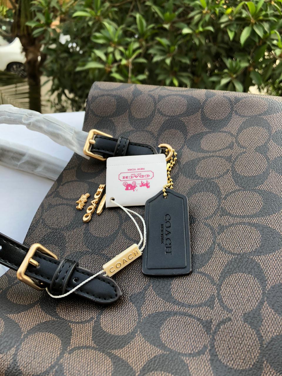 Coach MOLLIE 25 Tote Bag-With Box-Master Plus Series.