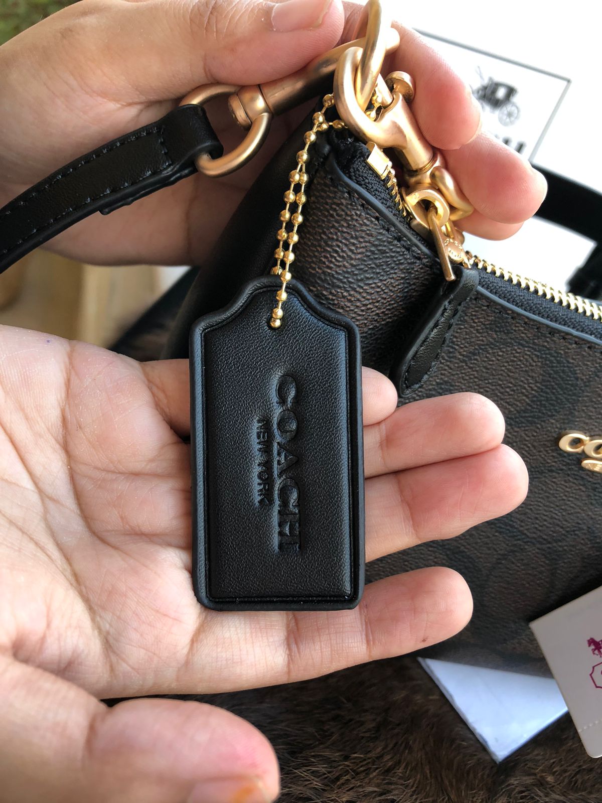 Coach Teri Hobo bag-With box-Master Series