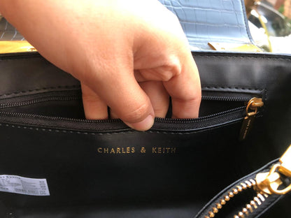 C & K Crocodile Effect Crossbody Bag With Box ( Master Series )