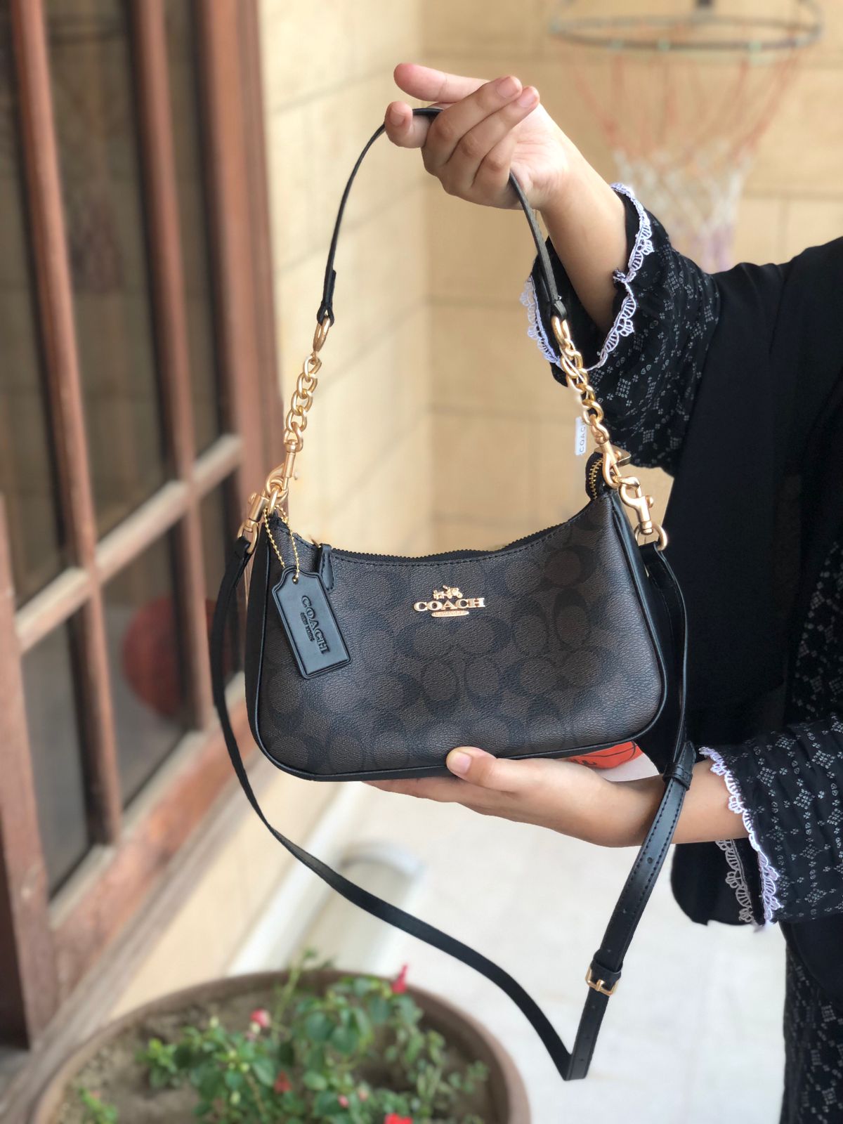 Coach Teri Hobo bag-With box-Master Series