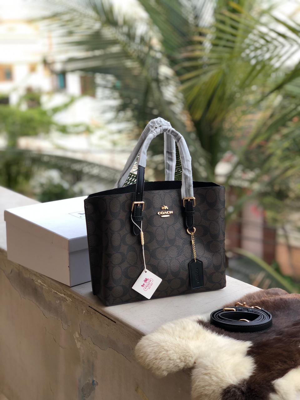 Coach MOLLIE 25 Tote Bag-With Box-Master Plus Series.